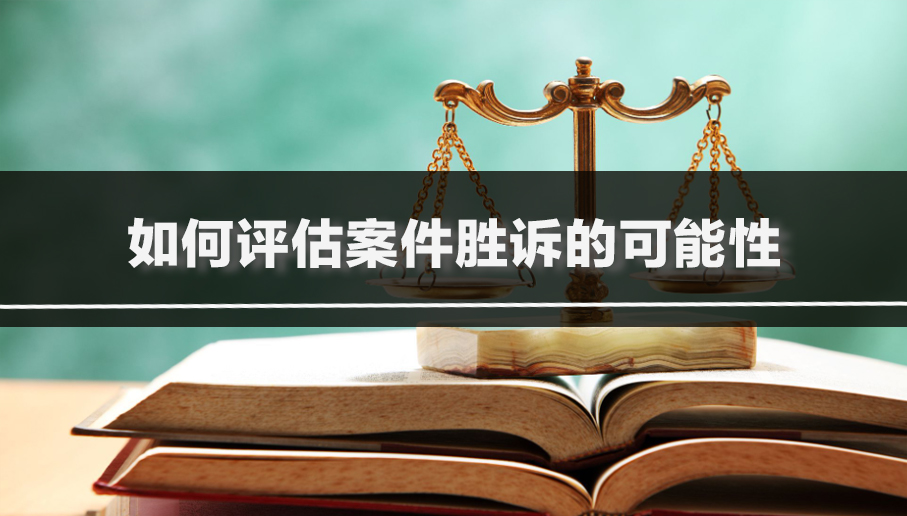 如何评估案件胜诉的可能性
