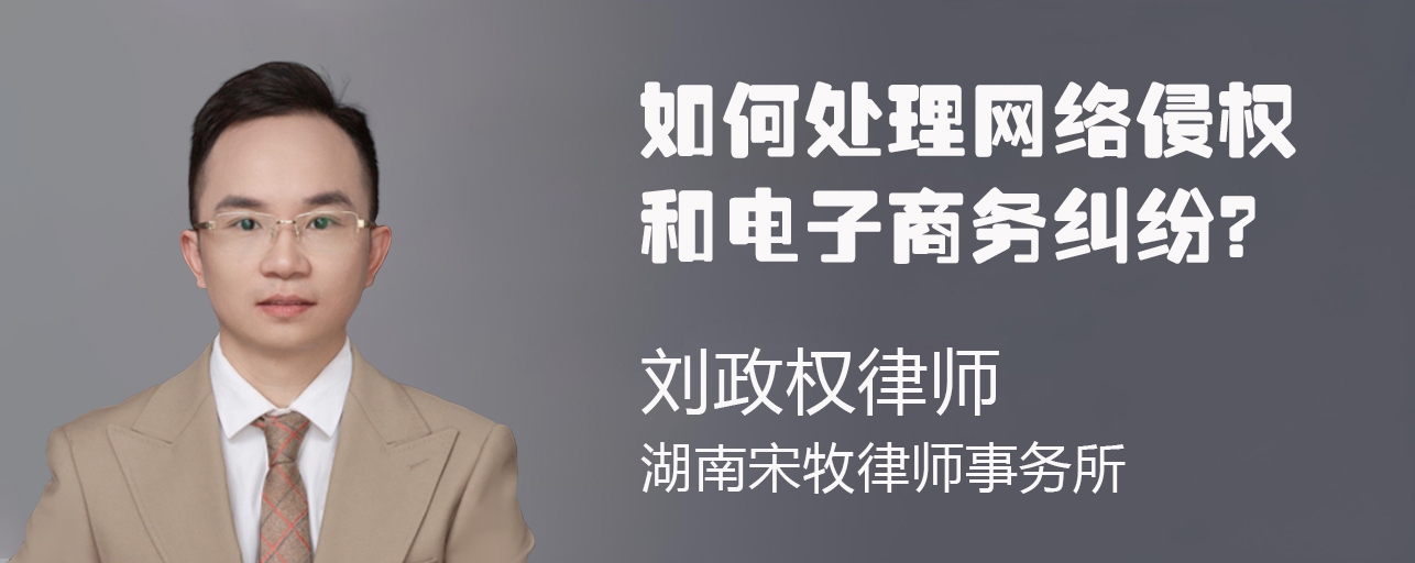 网络侵权和电子商务纠纷